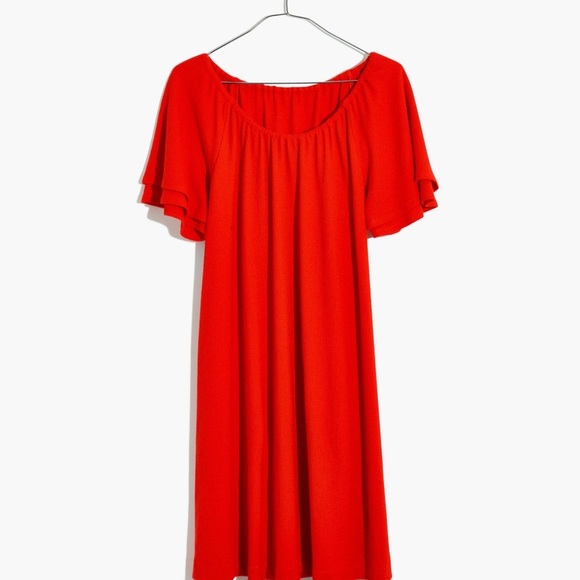 Madewell Texture & Thread Tiered-Sleeve Dress, size Small - Picture 11 of 13